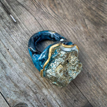 Load image into Gallery viewer, Adina Mills Pyrite Ring

