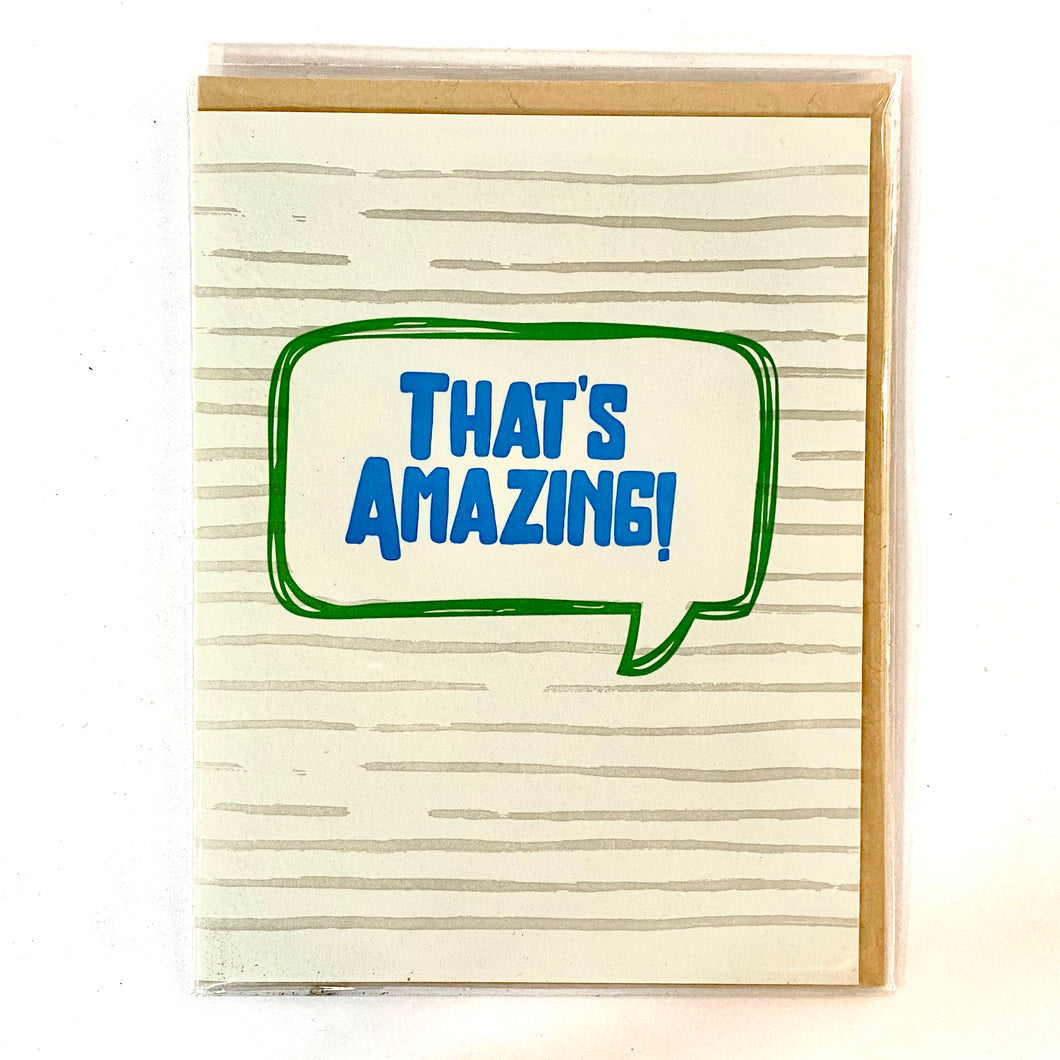 That's Amazing! - Greeting Card