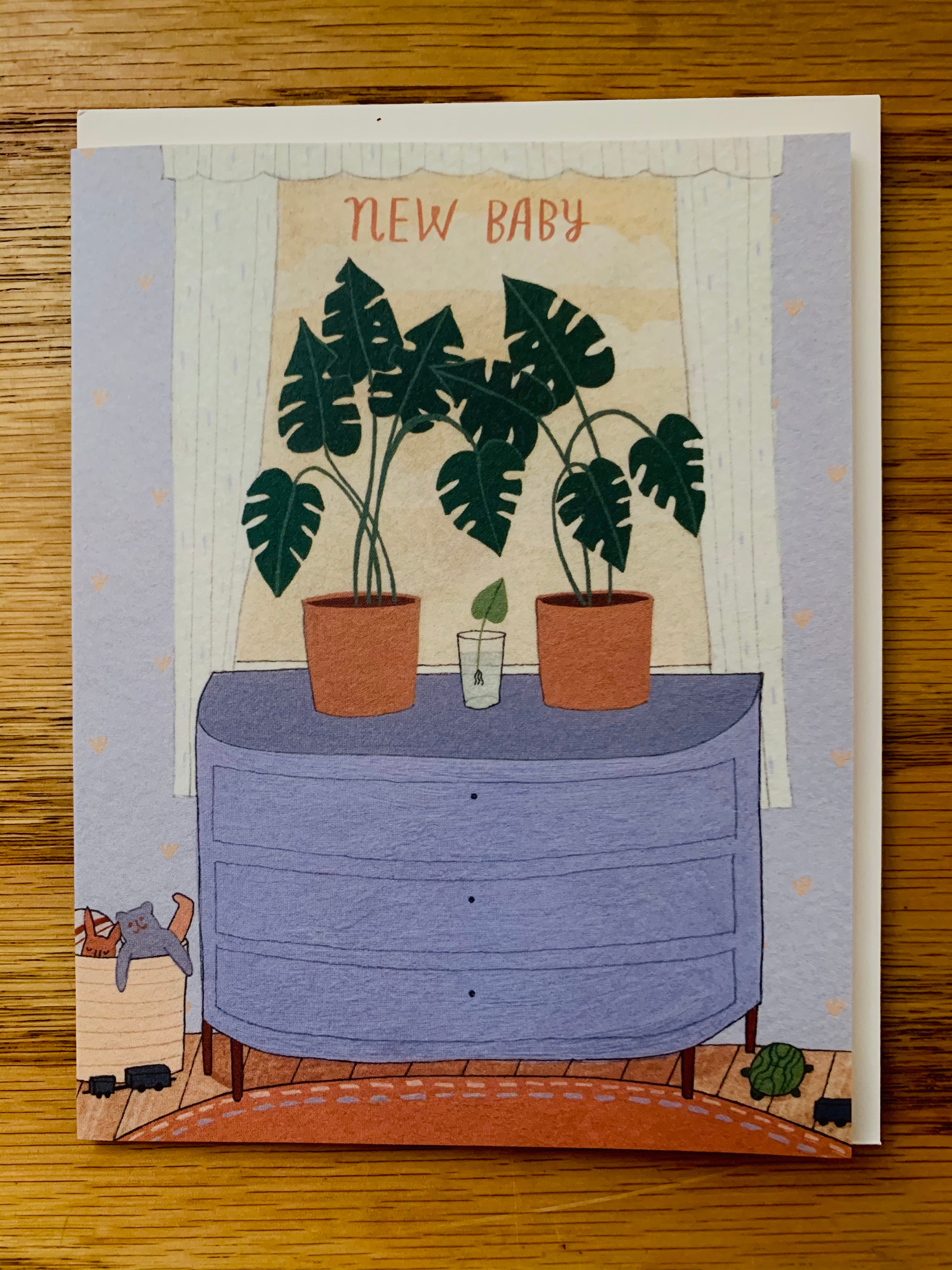 Nursery Plants - Greeting Card