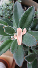 Load image into Gallery viewer, Cactus Rose Gold Saguaro Pin
