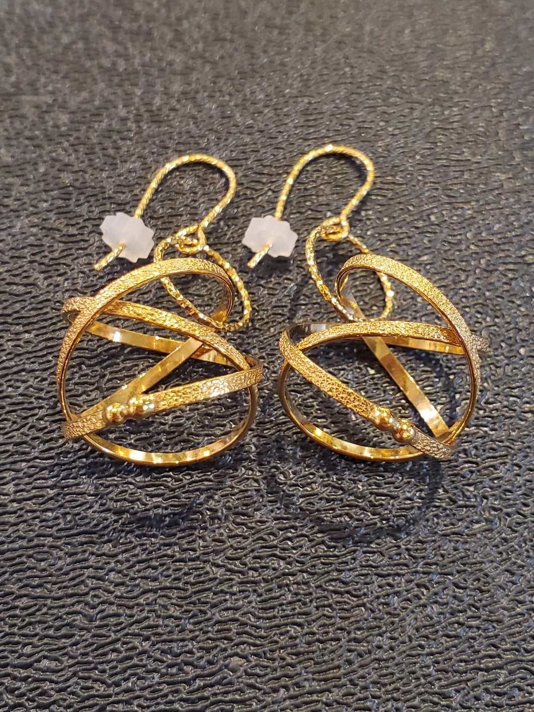 22k Gold Vermeil Mobius Earrings