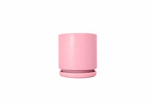 Load image into Gallery viewer, Bubblegum: this cylindrical pot is a vibrant bubblegum pink color.
