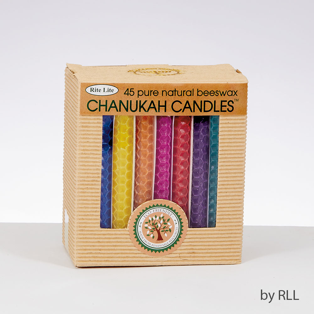 Natural Beeswax Chanukah Candles