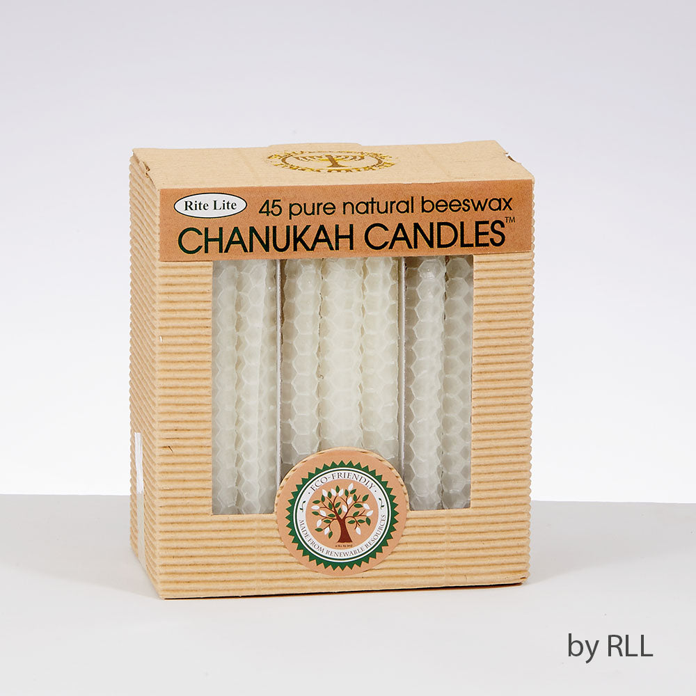Natural Beeswax Chanukah Candles